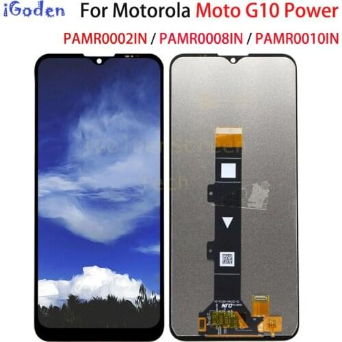 6.5" Original For Motorola Moto G10 Power LCD Display PAMR0002IN Touch Screen Digitizer Glass Panel For Moto G10 Power LCD