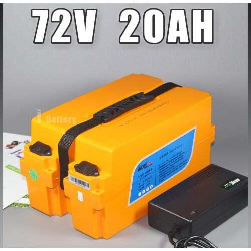 72V scooter Electric motorcycle Electric bicycle Battery 72V 20AH Li-iom battery 72V 1000W 1200W Lithium battery pack