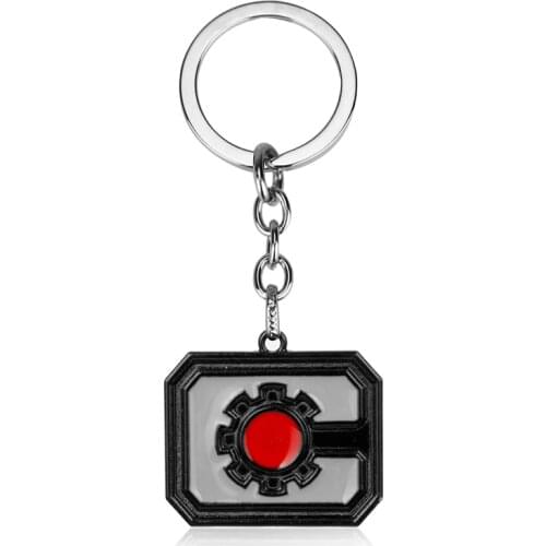Anime Jewelry Cyborg Victor Keychain Man Boys Creative Key Ring Trinket