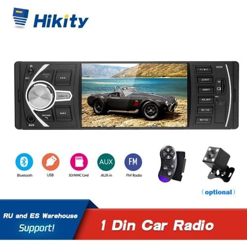 Dropshipping 4022D Autoradio 4.1" Inch 1 Din Car Audio Stereo USB AUX FM Receiver MP3 Player Radio Station With Remote Control