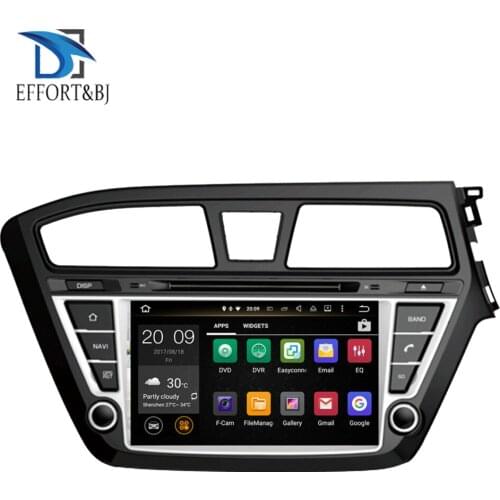 8" Android 9.0 Octa Core4GB RAM Car GPS Navigation For Hyundai I20 2014-2019 Right Hand Driving CD DVD BT WIFI Multimedia Player