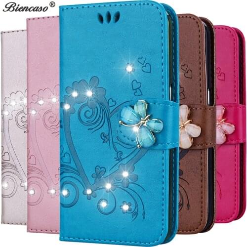 Rhinestone Flip Case For Samsung Galaxy A20E A10 A20 A30 A40 A50 A70 M10 M20 M30 A310 A510 A320 A520 A720 Leather Diamond Cover