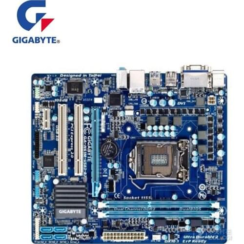 For Gigabyte GA-H61M-USB3-B3 H61M-USB3-B3 Motherboard LGA 1155 For Intel H61 Used Desktop Mainboard USB2.0 SATA2 PCI-E X16