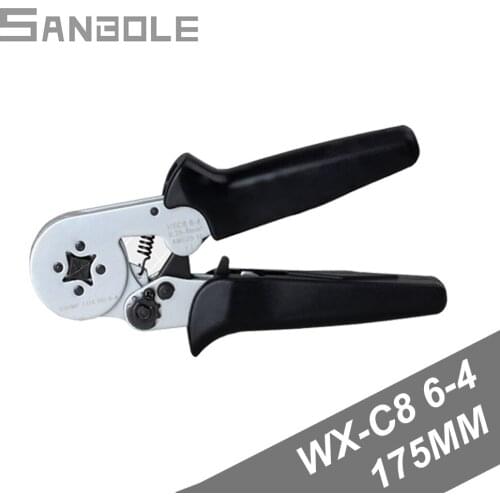 WX-C86-4 Mini Type Since Mode Crimping Pliers Casing Type Special Clamp Terminal Cold Pressure Clamps175MM 0.25-6MM2