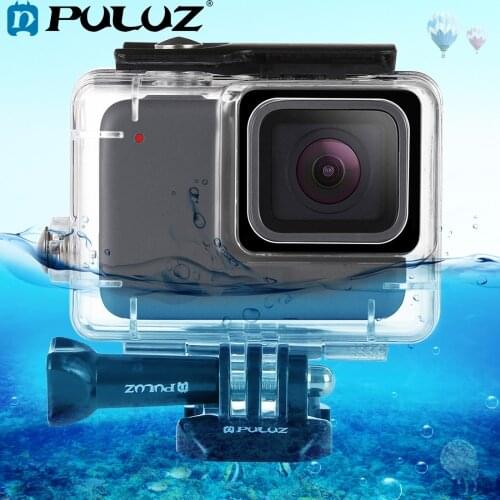 PULUZ 45m Waterproof Housing Hard Protective Cover case Underwater Diving Case for GoPro HERO7 Silver/Gopro HERO7 WhiteAccessory