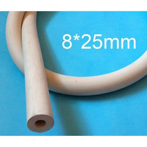 8mm ID 25mm OD rubber RU vacuum tube,Draw vacuum hose Resistance to negative pressure tubing.thick walled tube thick walled