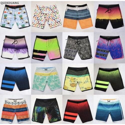 Multi-Models Bermuda Shorts Mens Board Shorts 4-Way Stretch Beachshorts Waterproof Male Casual Shorts Quick-Dry Boardshorts NWT