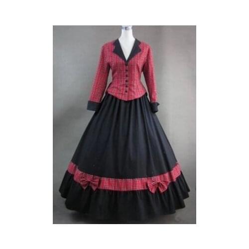 100%real victoria period dress medieval ball gown Renaissance gown queen Victoria dress/Marie Antoinette/Belle Ball/customs size
