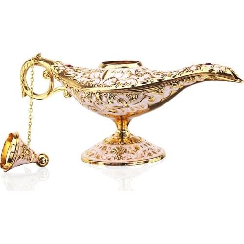 Aladdin Magic Lamp Tin Ware Retro European-style Crafts Alloy A Creative Craft Furnishings Wishing Lamp