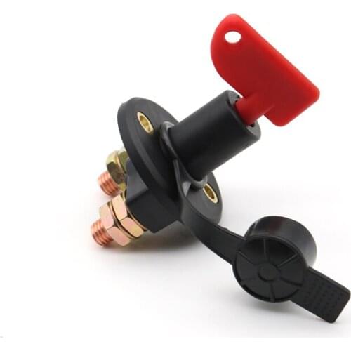 Car Battery Switch High Current Battery Disconnect Isolator Cut Off Switch For Marine Auto ATV Vehicles Interior Parts