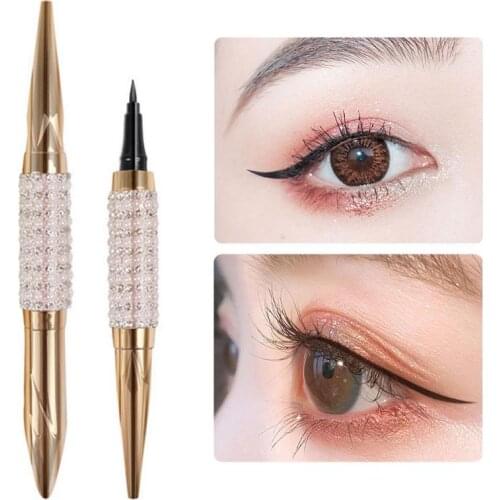Liquid Eyeliner Pen Pepe Cat Queens Scepter Waterproof Sweat-proof and Not Easy to Smudge Beginners Very Fine Eyeliner