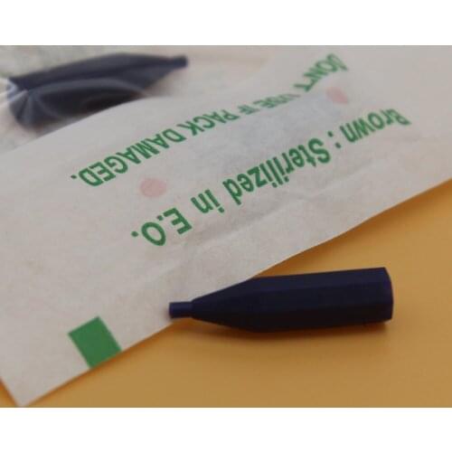 100pcs 1RL&3RL Individual Package Giant San Tattoo Needles Tips For Permanent Makeup Tattoo Eyebrow Machine GiantSun Needle Caps