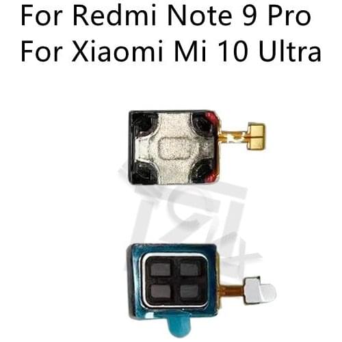 2PCS For Xiaomi Mi 10 Ultra Front Top Earpiece Receiver for Xiaomi Redmi Note 9 Pro Ear Speaker Repair Cell Phone Replacement