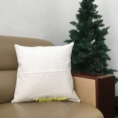 20pcs/lot 2 colors sublimation book pocket pillow cover linen polyester decorative pillow case