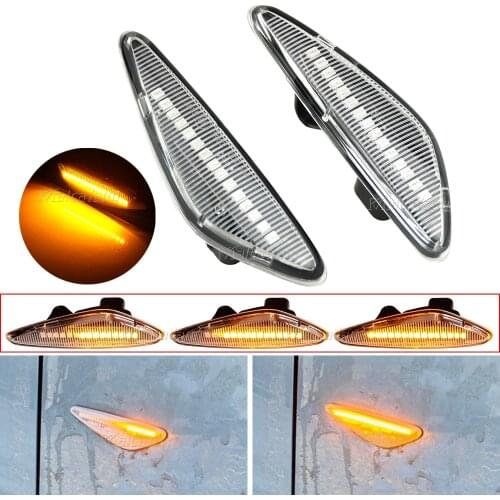 2X LED Side Marker Indicator Light For Mazda Miata MX5 ND RX-8 6 Atenza GH 2008-2012 5 Premacy CW 2010-2013 Fiat Spyder
