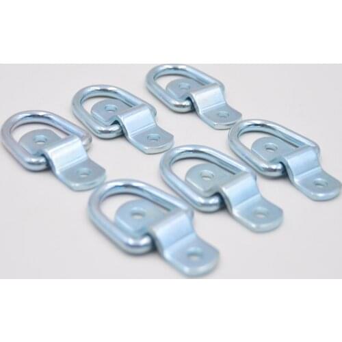 6Pcs Tie Down D Ring Load Anchor Forged Lashing Ring Anchor Trailer With 9600 Pound Capacity