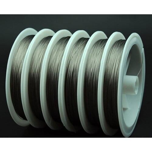8/16/18/35/40/50M Steel Wire Sea Fishing Line 7 Strands Braided Fishing Line Anti-bite Wear Resistant Fishing Wire Line Strong