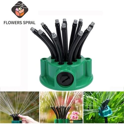 Hot 360 Degree Rotating Garden Automatic Sprinkler Lawn Watering Sprinkler Gardening Sprinkler System Tool Garden Sprinkler