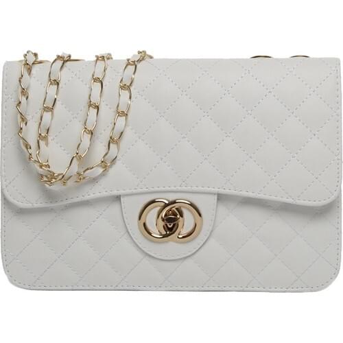 White Quilted Chain Box Bag, 2021 Populer , Women , Gift