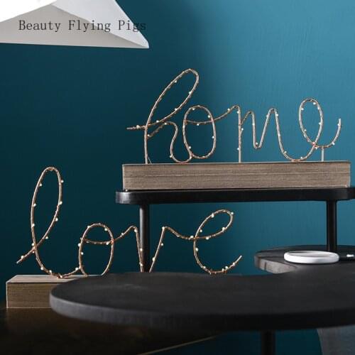 Large creative letter winding star point letter night light INS romantic home night light ornament decoration restaurant light