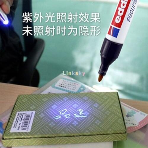 Edding 8280, Uv Marker, Uv Colour,UV Ultra Violet Security Marker Pen Postcode Marker - High Quality,permanent, low odour