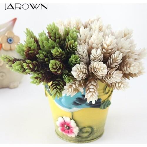 JAROWN Artificial Pineapple Grass Simulation Plastic Green Plant Plants For Home Decor Potted Decoration Accessories