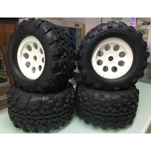 Original HPI 1/8 Racing Buggy Moonster white hole Wheel Tire set for HPI SAVAGE 4.6 XL FLUX 2pcs