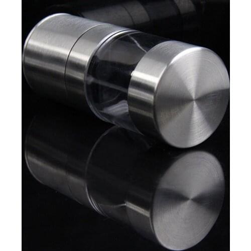 1 Piece Manual Stainless Steel Salt Pepper Spice Mill Grinder Kitchen Tools Portable