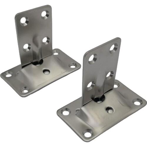 Marine Grade Stainless Steel 304 Table Bracket Sets Removable Multiple Usage