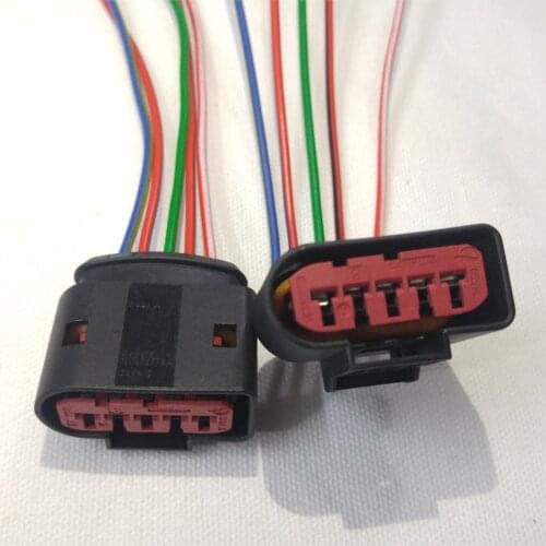 New Genuine 1pcs 5Pin Mass Air Flow Sensor Connector Plug for VW Golf Jetta Passat