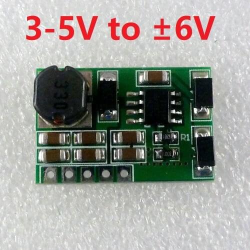1A 3V 3.3V 3.7V 5V to Positive negative 6V DC DC Converter for Power amplifier Speakers LCD Power supply