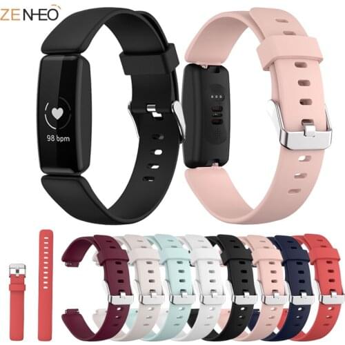 L/S For Fitbit inspire 2 Band Strap Soft Silicone Bracelet Watchband Replacement Wrist Strap For Fitbit Inspire2 Accessories