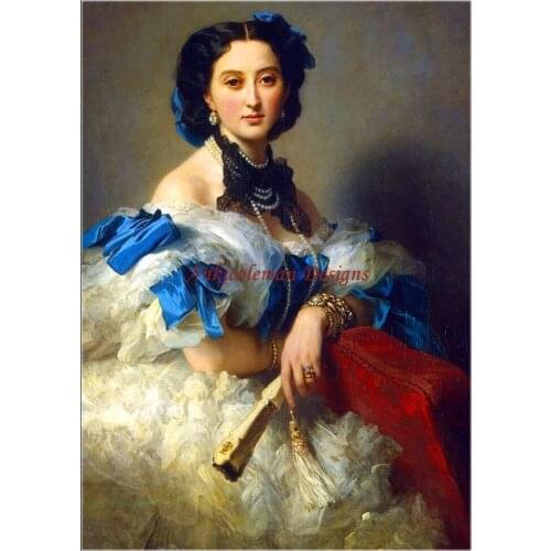 Needlework for embroidery DIY French DMC High Quality - Counted Cross Stitch Kits 14 ct Oil painting - Countess Varvara