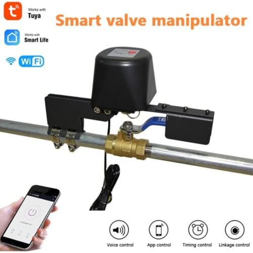 Tuya WiFi Smart Water Valve Home Smart Water/Gas Valve Automation Shut Off Controller Remote Works With Alexa Google Assistant
