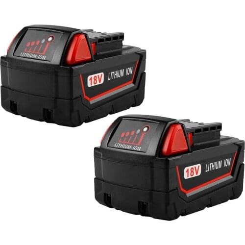 High Quality 18V 6000mAh Li-Ion Replacement Power Tool Battery for Milwaukee For M18 XC 48-11-1815 M18B2 M18B4 M18BX Li18