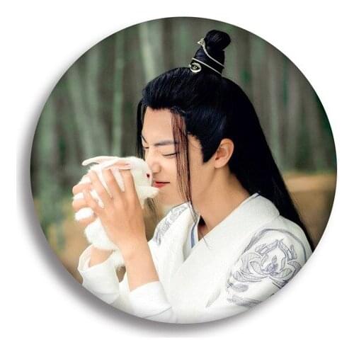 Wei Wuxian Lan Wangji Cp Tinplate Badge Brooch Pendant Cheng Qing Ling Same Peripheral Idol Support Gifts Star Surrounding Call