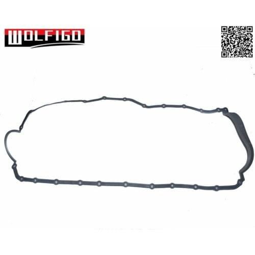 WOLFIGO New 4713224 Oil Pan Gasket For 1992-2006 Jeep Cherokee Comanche 4.0L L6 OHV 12V 53007568AC,OS34308R, OS 34308 R, OS21003