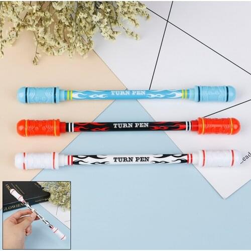 1PCS Spinning Pen Creative Flash Rotating Gaming Gel Pens/HB Pencil Student Gift Toy Cute Stationery