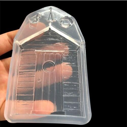 10*6*1CM DIY Sugar Craft Cake Vintage Petal Wooden House Cake Silicone Mold Fondant Mold Cake Decorating Tools Gum Paste Mold