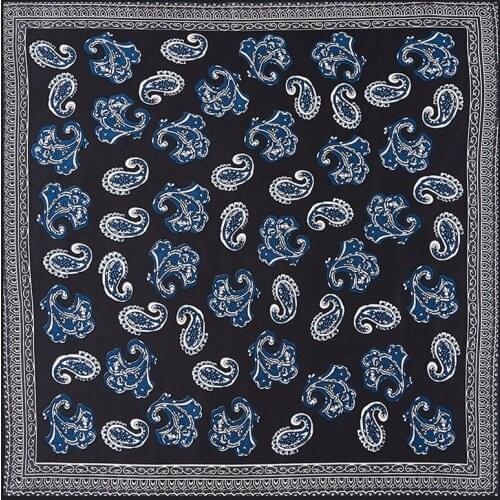 2020 60x60 Flower cashew Multipurpose women Silk twill scarf Satin square tie Hairband ladies foulard femme towel bufanda shawl