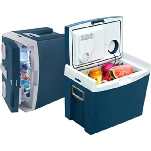 20L 12V 46W Portable Car Refrigerator Fast Cooling Vehicle Food Refrigerator Cooled And Heated Dual Use Semiconductor Car refrig