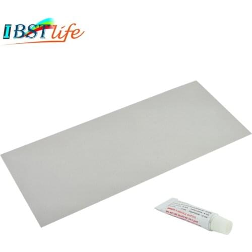 370*150mm Inflatable Boat Kayak Special Gray PVC Repair Patch Kit With Glue Waterproof Patch Rib Canoe Dinghy Float