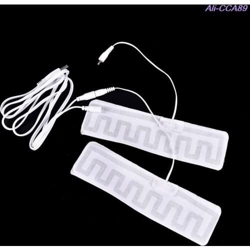 4.5cm*20cm 5V USB Heated Insoles Electric Heated Gloves Carbon Fiber Heated Pads Hot compress Shoulder Knee Waist