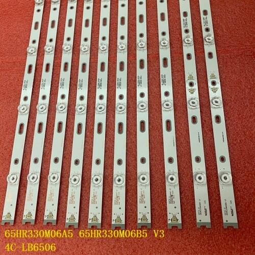 4set=40pcs LED backlight strip for TCL U65P6096 Thomson 65UE6596 65UC6006S 65UC6586 65UC6596 65UC6016 65UC6106 4C-LB6506-YH02J