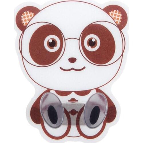 4PCS Cartoon animal plug hook power cord accepts punch-free creative plug strong sticking hook plug finishing bracket