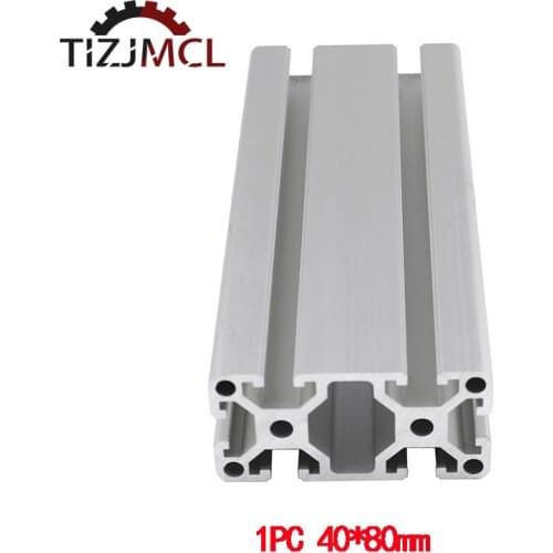 1PC 4080 8mm Aluminum Profile100-1200mm T-slot Aluminum Extrusion Frame 4080 Extrusion 4080 for cnc part Laser Engraving Machine