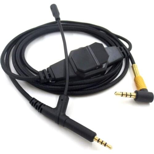 Audio Cable Earphone Cord 2m 3.5mm to 2.5mm Jack Audio Cable Microphone Cord Mic for BOSE 700 Gaming Headphone