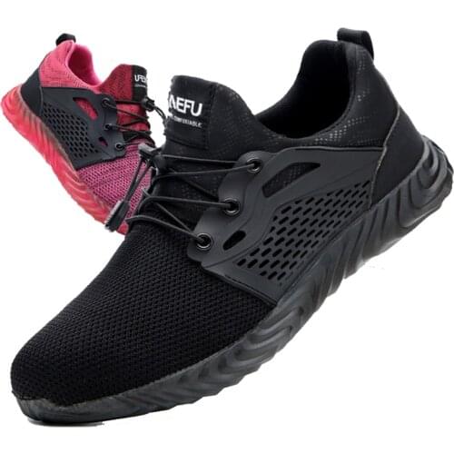 Hi Vis Reflective Safety Shoes Steel Toe Cap Indestructible Shoes Men And Women Breathable Outdoor Boots Puncture-proof Warm