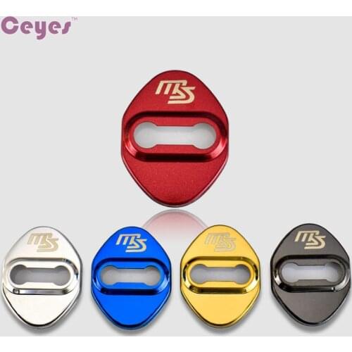 Ceyes Auto Door Lock Cover Car Styling Case For Mazda 2 6 CX-5 CX-9 3 For Mazda MS Car Emblems Accessories Car-Styling 4pcs/lot