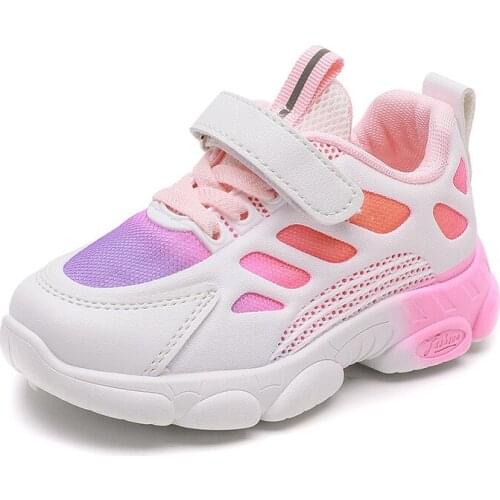 2021 Spring Autumn Childrens Sneakers Comfortable Kids Shoes For Girls Fashion Casual Running Sports Sneakers Boys Girls Shoes